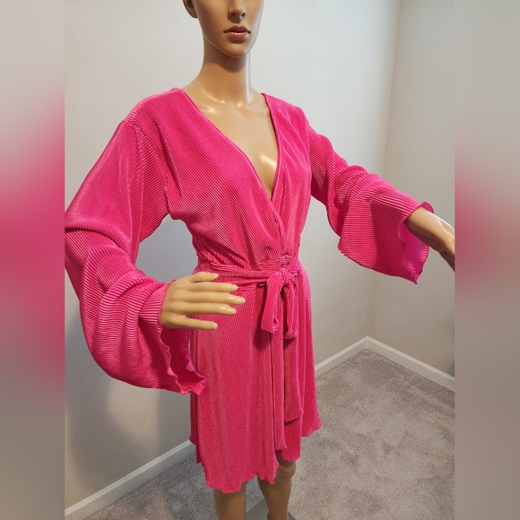 Fashion Nova Vibrant Pink Mini Dress - Picture 2 of 6